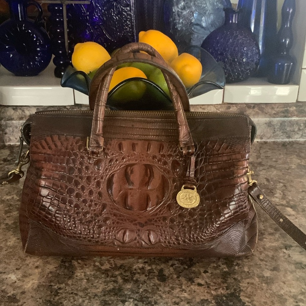 Brahmin Leather Crossbody /Satchel Bag